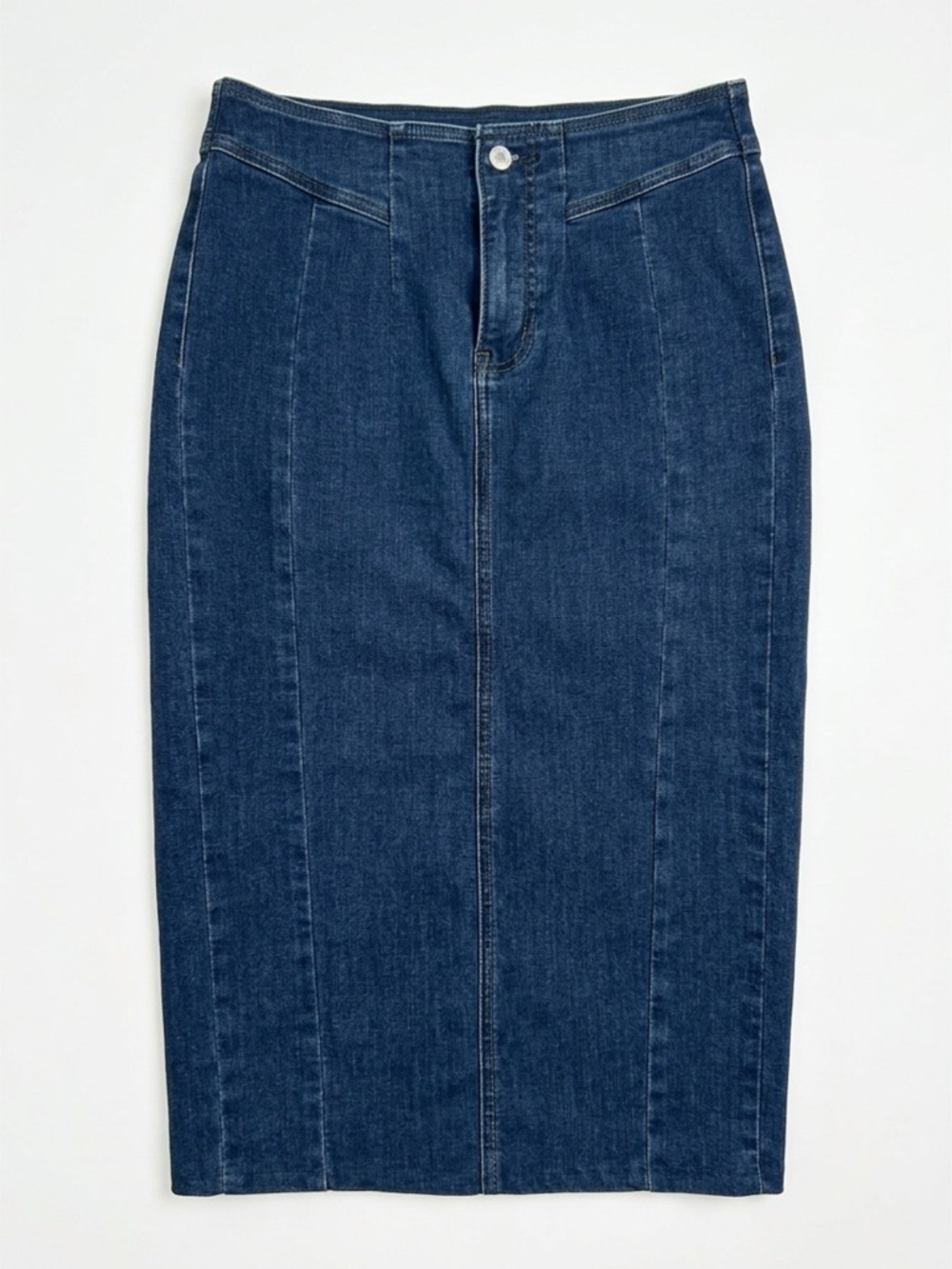 American Eagle Dark Blue Denim Pencil Skirt